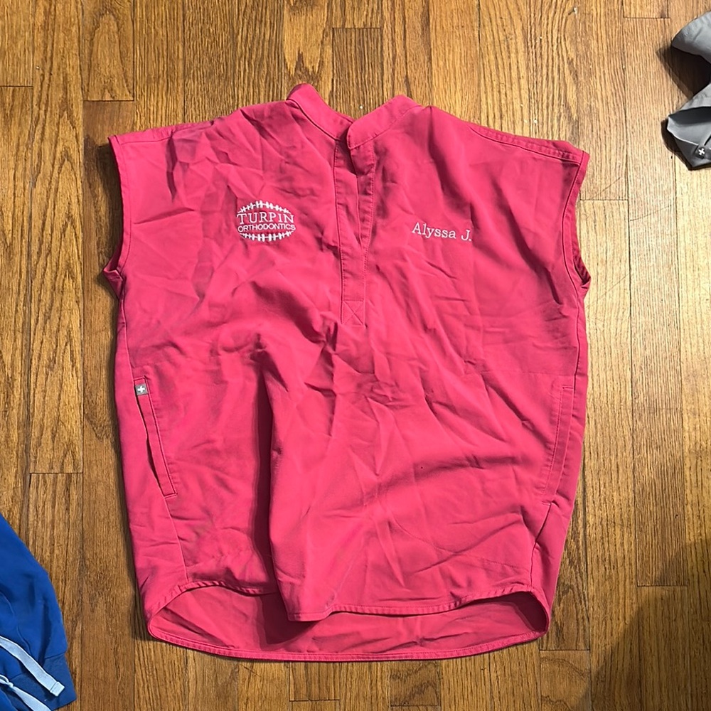 Figs Women's Pink Top